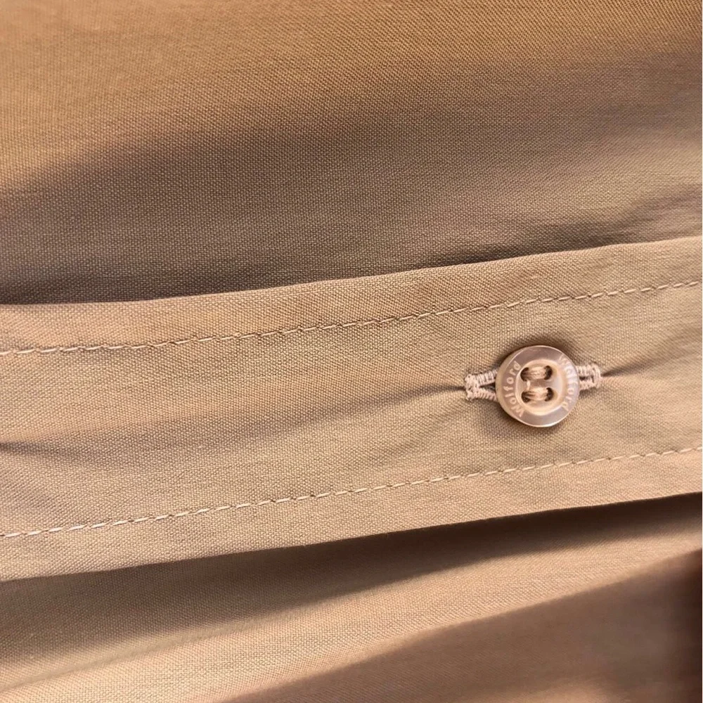 Wolford Beige Button Up Short Sleeve Safari Thong Bodysuit AU 10 NEW W TAGS - Picture 9 of 11